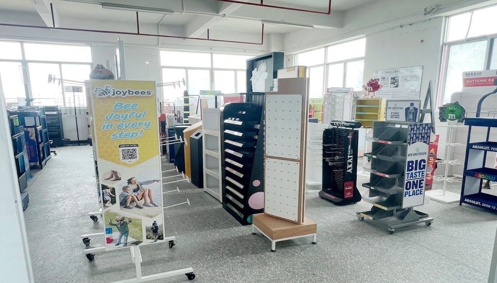 BEVIS prototype room with finished retail display standards ready for inspection