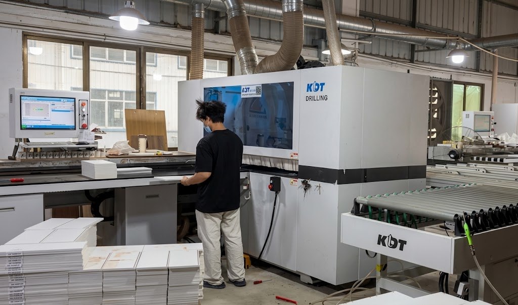 BEVIS automated panel drilling and processing equipment